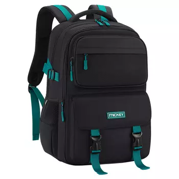 Disney Рюкзак из полиэстера, мужской, черно-зеленый