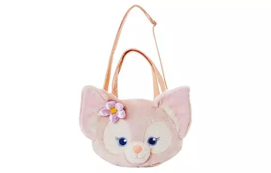 Disney Рюкзак-сумка, женская, розовая, плюшевая