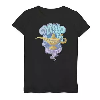 Disney's Aladdin Girls 6-16 Исполненные желания Джинна Верхняя часть лампы Licensed Character, черный