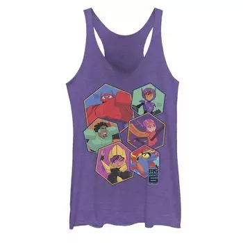Disney's Big Hero 6 The Series Juniors' Group Six Шестнадцатеричный графический танк Licensed Character