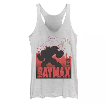 Disney's Big Hero 6 The Series Юниорская майка с графическим контуром Baymax Licensed Character