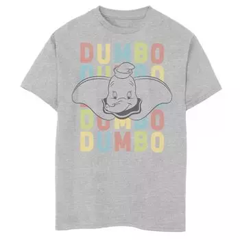 Disney's Dumbo Boys 8-20 именная стопка красочных винтажных графических футболок с плакатами Disney