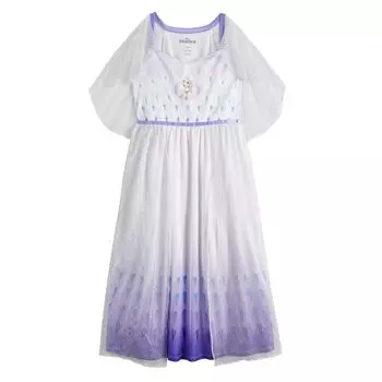 Disney's Frozen 2 Эльза для девочек 4-8 Эпилог Ночная рубашка в стиле фэнтези Disney