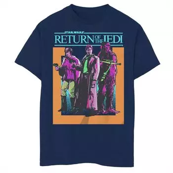 Disney Star Wars Boys 8-20 Возвращение джедая Чубакка Хан Соло Футболка принцессы Леи Disney