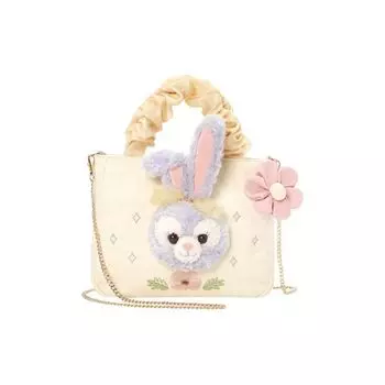 Disney Сумка через плечо из полиэстера, обычная женская, бежевого цвета