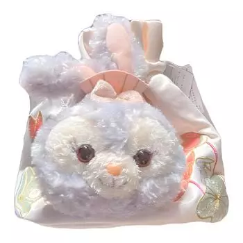 Disney Сумка-ведро из плюша, сумка через плечо, обычная женская розовая