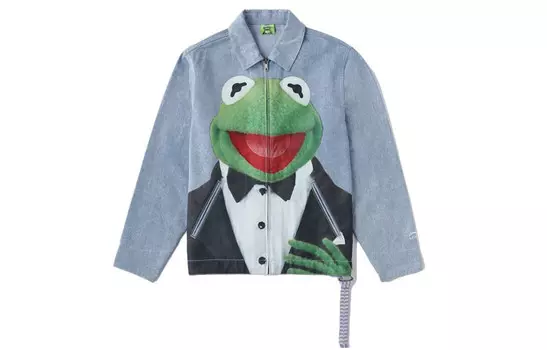 Disney X Disney Джинсовая куртка мужская светло-синяя Lining, светло-голубой