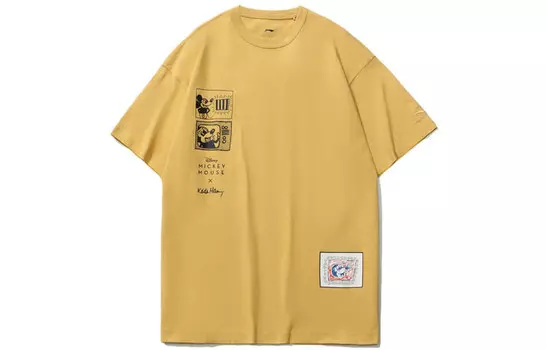 Disney X Disney Футболка мужская светло-охровая Lining, цвет Light ochre