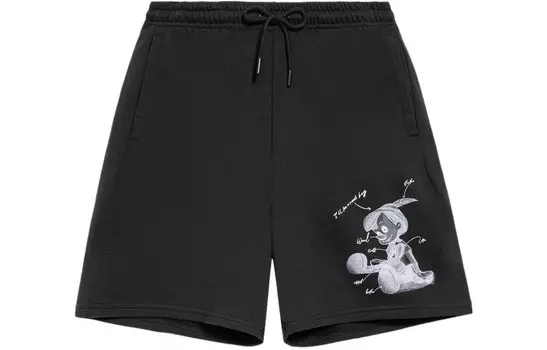 Disney X Disney повседневные шорты мужские черные Lining, черный