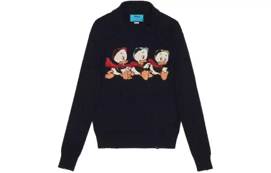 Disney X Свитер мужской темно-синий Gucci, темно-синий