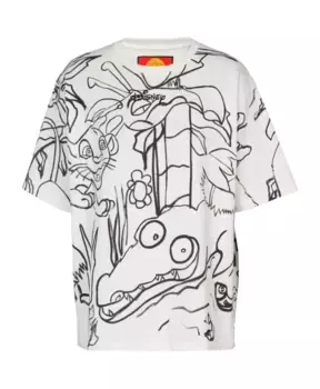 Disney x: the Lion King — свободная футболка с принтом для детей раннего возраста Balmain, белый