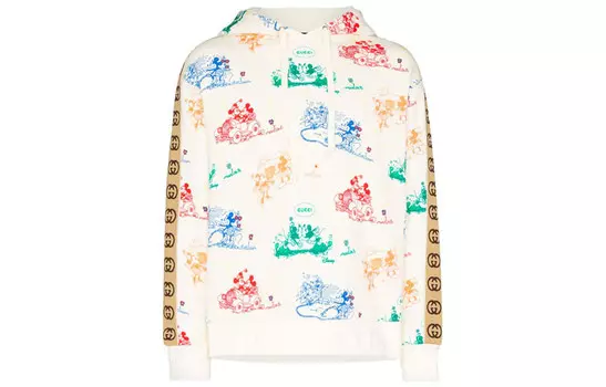 Disney X Толстовка мужская белая Gucci, белый
