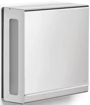 Диспенсер для бумажных полотенец BLOMUS "NEXIO", полированная нержавеющая сталь 27х30х13,5 см, цвет silberfarben