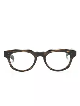 Dita Eyewear очки Radihacker в квадратной оправе, коричневый