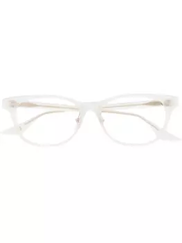 Dita Eyewear очки трапециевидной формы, белый
