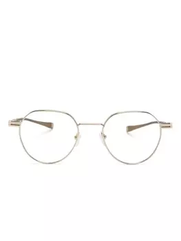 Dita Eyewear очки в круглой оправе, коричневый