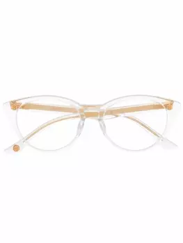 Dita Eyewear очки в прозрачной оправе, белый