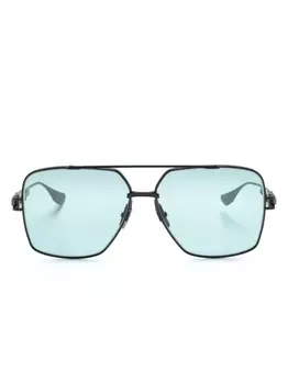 Dita Eyewear солнцезащитные очки Grand Emperik в квадратной оправе, серебристый