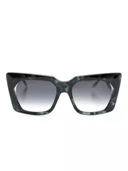 Dita Eyewear солнцезащитные очки Kamin в прямоугольной оправе, черный