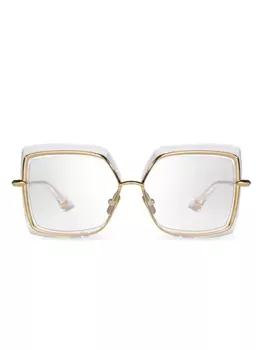 Dita Eyewear солнцезащитные очки Narcissus, белый