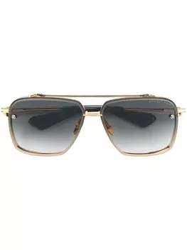 Dita Eyewear солнцезащитные очки оверсайз, золотистый