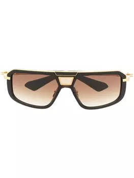 Dita Eyewear солнцезащитные очки в квадратной оправе, черный