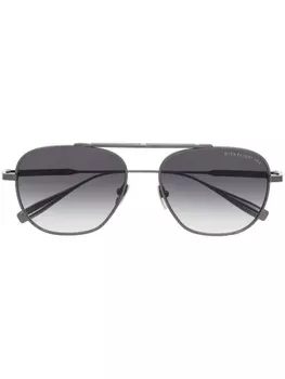 Dita Eyewear солнцезащитные очки в квадратной оправе, серебряный