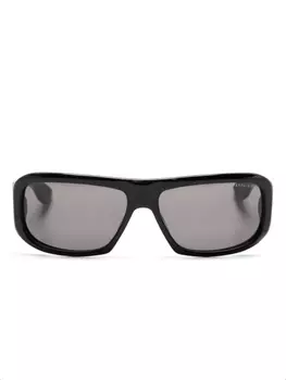 Dita Eyewear солнцезащитные очки в прямоугольной оправе, черный