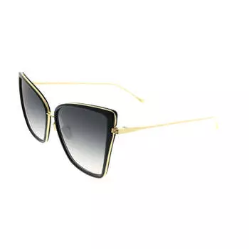 Dita Sunbird 21013-A-BLK-GLD-59 женские солнцезащитные очки «кошачий глаз», цвет black-18k gold