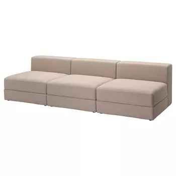 Диван JTTEBO 5, Самсала серо-бежевый IKEA