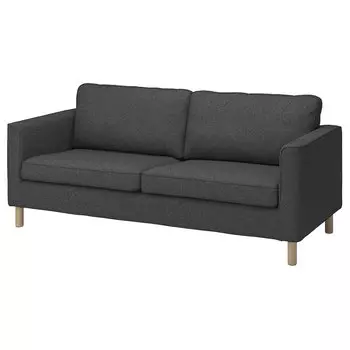 Диван PRUP 3, Гуннаред темно-серый IKEA