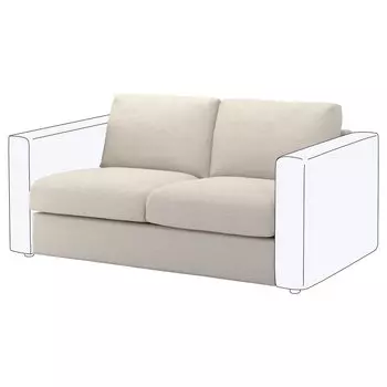 Диван VIMLE 2, Гуннаред бежевый IKEA