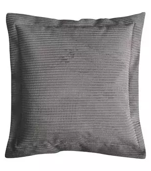 Диванная подушка mokebo из вельвета «Облако», уютная и приятная диванная подушка или флаттер-подушка, а также декоративная подушка, декоративная подушка или подушка для спины антрацитового цвета, 70x70x8 (Ш/В/Г в см)