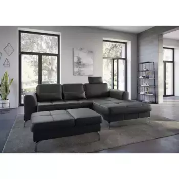 Диванные подушки sit&more «Бендиго», в наборе 2 шт, черный