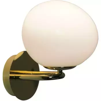 Дизайн для людей Настенный светильник «Shapes», 1 лампочка, лампочка E14 | без лампочек Design For The People, цвет Messing