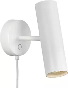 Дизайн для людей настенный точечный светильник "МИБ", для ламп GU10 Design for the people 6 см, Высота: 20 см, белый