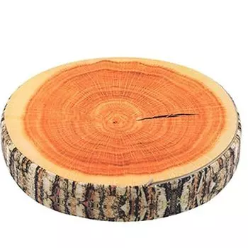 Дизайн из натурального дерева, ствол дерева, деревянная подушка, мягкая подушка для стула, подарочная подушка для домашнего дивана (стиль 2) FeelGlad