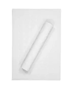 Дизайн круга Sinemis, 2 шт. Набор ковриков для ванной Linum Home, белый