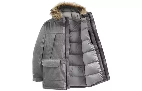 Дизайнерская коллекция куртка мужская серая The North Face, серый