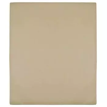 Дизайнерская приталенная простыня трикотажная серо-коричневая 180х200 см хлопок, приталенная простыня новинка 2024 года Vidaxl