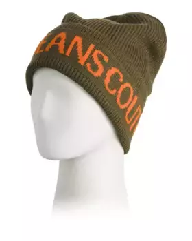 Дизайнерская шапочка Versace Jeans, темно-оливковый