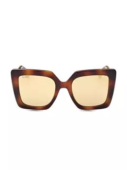 Дизайнерские квадратные солнцезащитные очки 52 мм Max Mara