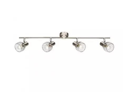 Дизайнерский потолочный светильник-прожектор, 4 пламени, светодиоды E14 с регулируемой яркостью, поворотные споты Globo Lighting