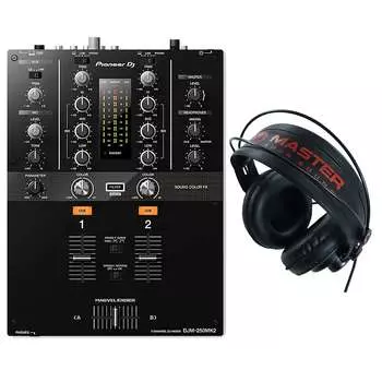 DJ-микшер Pioneer DJM-250 и наушники Master PRO10 DJM250MK2-MH-PRO10-JC