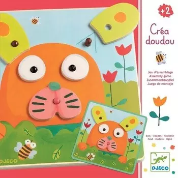 Djeco, деревянный пазл «Животные»