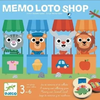 Djeco - Игра Memo Loto - Магазин
