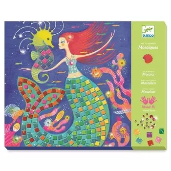 Djeco, творческий набор "Мозаика Русалка"