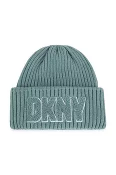 Дкная шапка для детей DKNY, зеленый