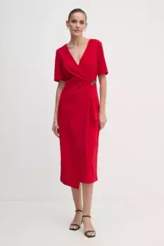 Дкное платье DKNY, красный