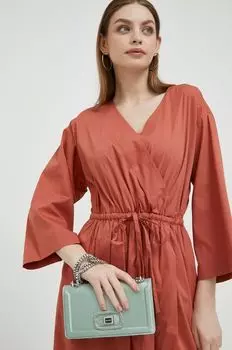 Дкное платье DKNY, оранжевый